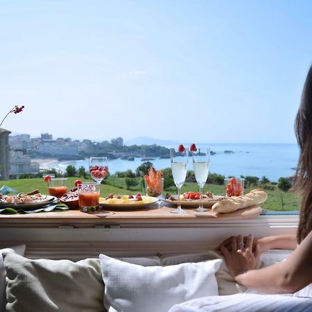 Le Sunset, Appartement Exceptionnel Ocean View - Phare - Au Calme Biarritz Bagian luar foto